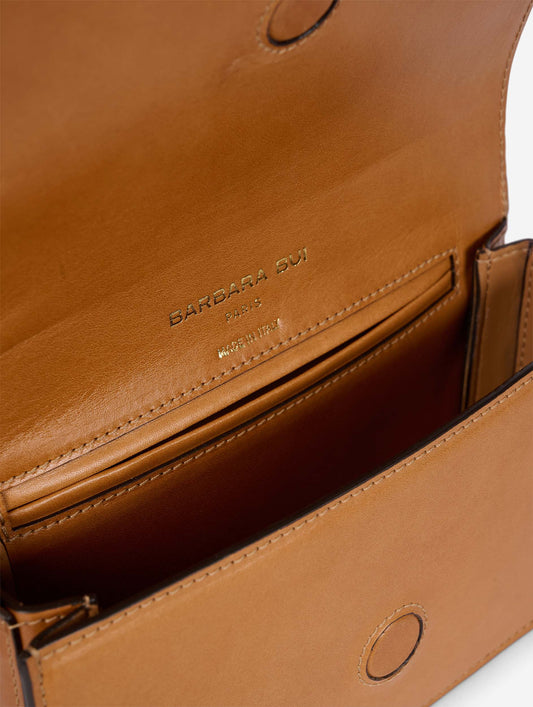 Petit sac "Like Me" en cuir miel