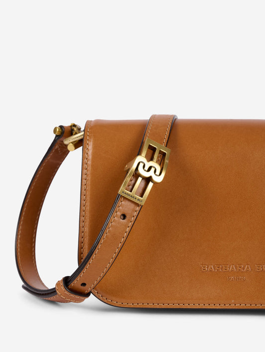 Petit sac "Like Me" en cuir miel