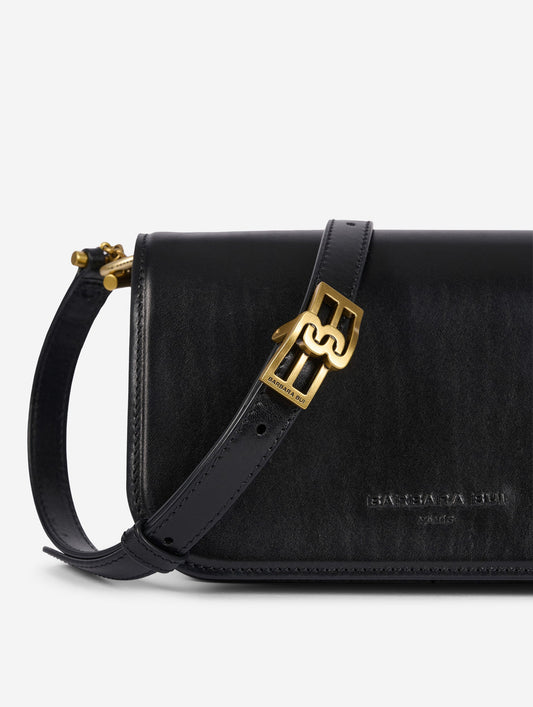 Small "Like Me" bag in black leather