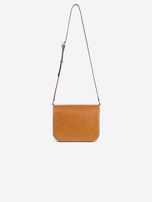 Sac "Touch Me" en cuir miel
