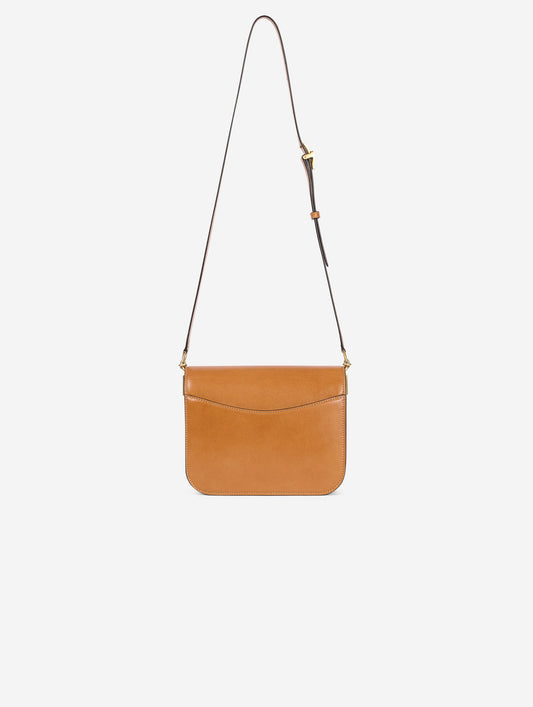 Sac "Touch Me" en cuir miel