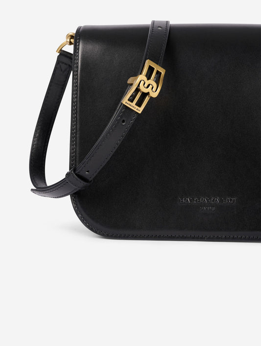 Sac "Touch Me" en cuir noir