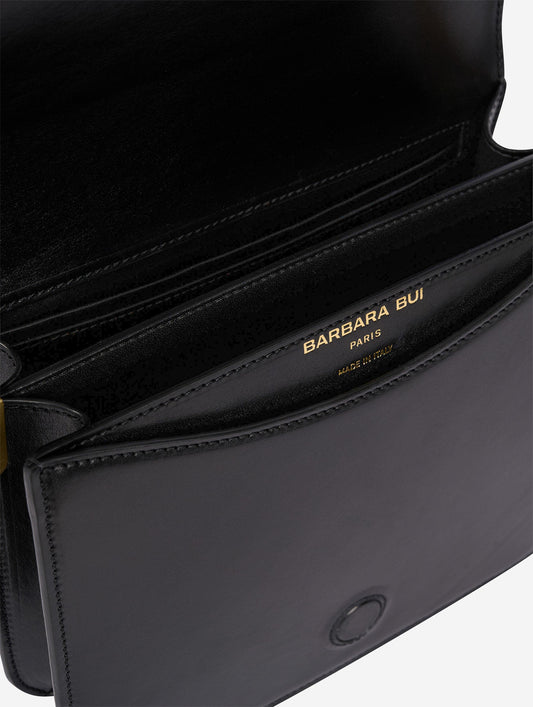 Sac "Touch Me" en cuir noir