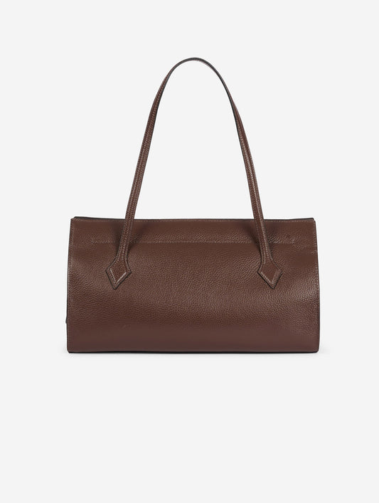 "To B." bag in brown leather