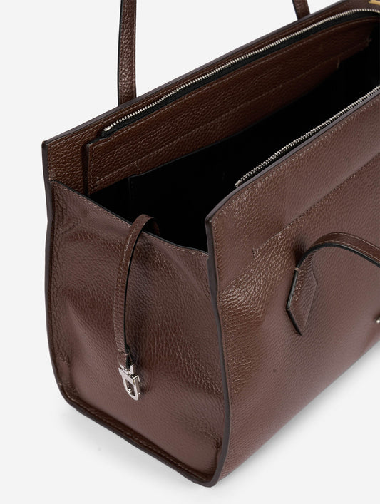 "To B." bag in brown leather