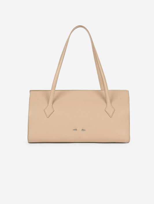 "To B." bag in beige leather