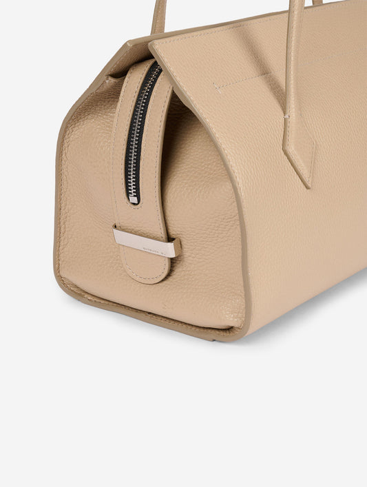 "To B." bag in beige leather