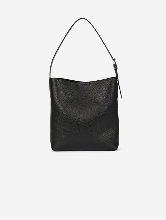 Sac petit "B. Fore" en cuir noir