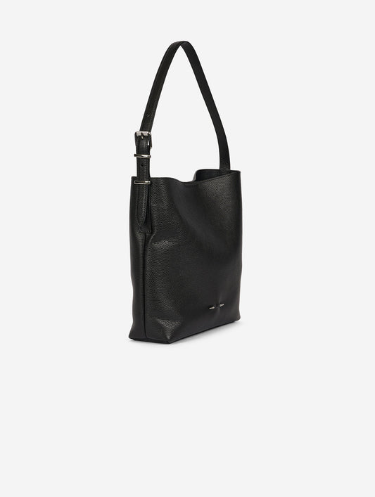 Sac petit "B. Fore" en cuir noir