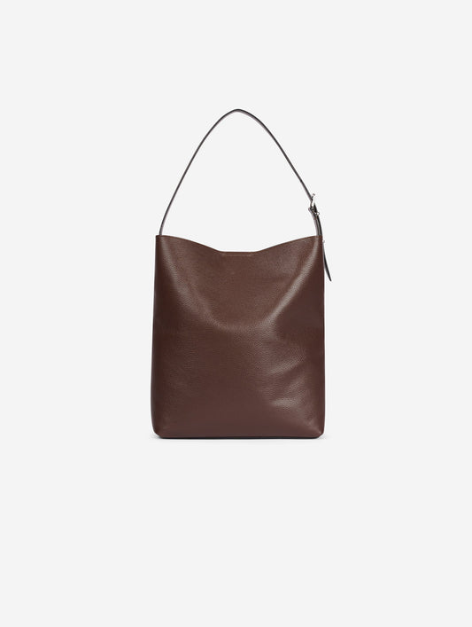 Sac big "B. Fore" en cuir marron