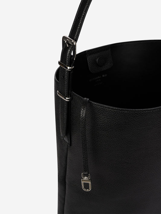Sac big "B. Fore" en cuir noir