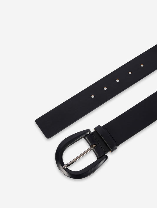 Ceinture en cuir noir
