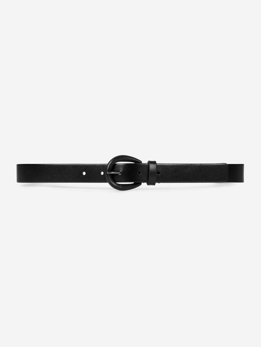 Ceinture en cuir noir