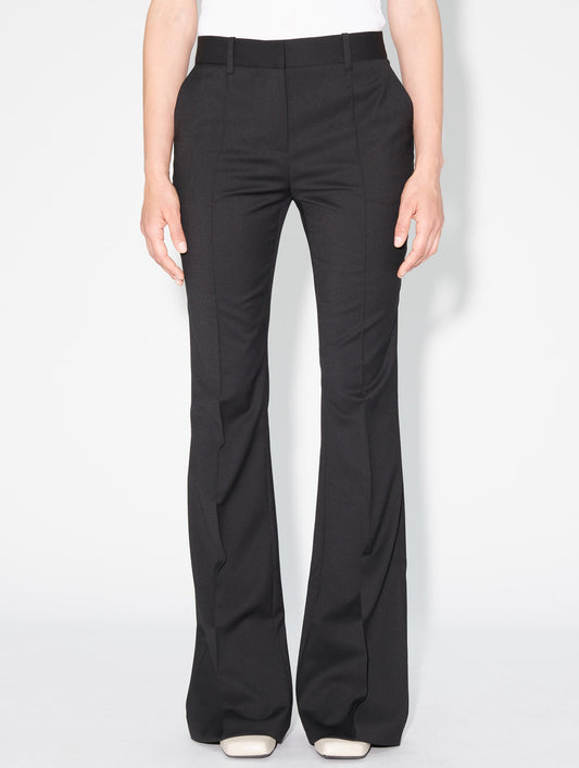  Wool gabardine bootcut suit trousers