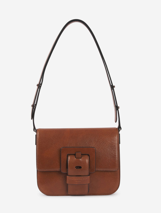 Caramel leather Touch Me bag  