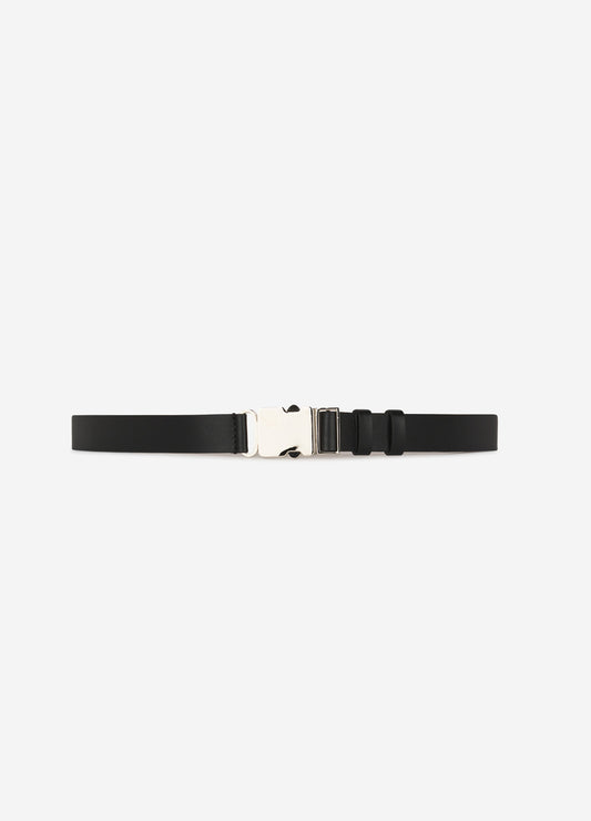 Thin leather belt 