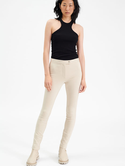 Close-fit jersey trousers
