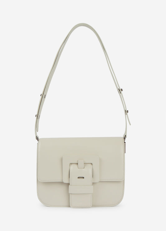 Ivory leather "Touch Me" bag